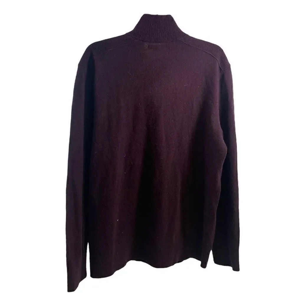 Banana Republic NWT Burgundy Henley Sweater Size XL